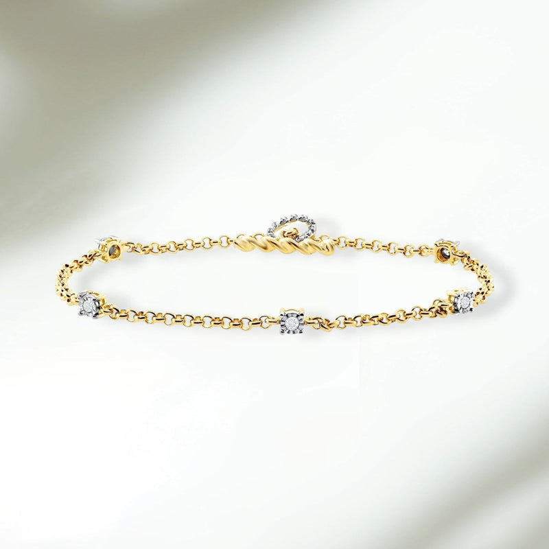 Karkötő - sárga arany - NOORDIA