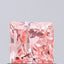 0.54ct Princess Lab Grown Diamond (Colour Fancy Vivid Pink, Clarity VS2, IGI Certified)