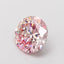 0.68ct Round Lab Grown Diamond (Colour Fancy Light Pink, Clarity VS1, Cut EX, IGI Certified)