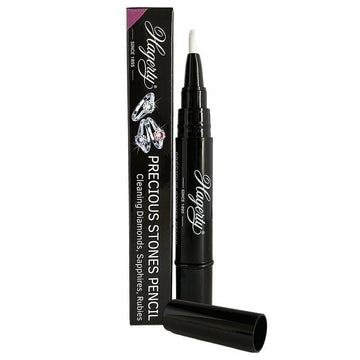 Pencil for cleaning diamonds and gemstones