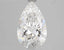 1.50ct Pear Lab Grown Diamond (Colour G, Clarity VVS2, IGI Certified)