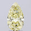 2.04ct Pear Lab Grown Diamond (Colour Fancy Yellow, Clarity VS2, IGI Certified) - NOORDIA