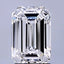 2.20ct Emerald Lab Grown Diamond (Colour D, Clarity IF, IGI Certified)