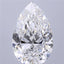 2.72ct Pear Lab Grown Diamond (Colour D, Clarity VVS1, IGI Certified)