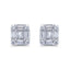 Gyémánt fülbevaló 0.42ct/pár Lab - Grown gyémántból - NOORDIA
