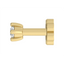 Gyémánt piercing 0,14ct/pár Lab - Grown gyémántból - NOORDIA