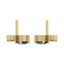 Gyémánt fülbevaló 0,04ct/pár Lab - Grown gyémántból - NOORDIA