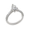 Diamond ring made of 1.95 ct ethical diamonds 