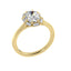 Diamond ring made of 2.01 ct ethical diamonds 