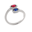 Gyémánt gyűrű 0,14ct etikus gyémántból - NOORDIA