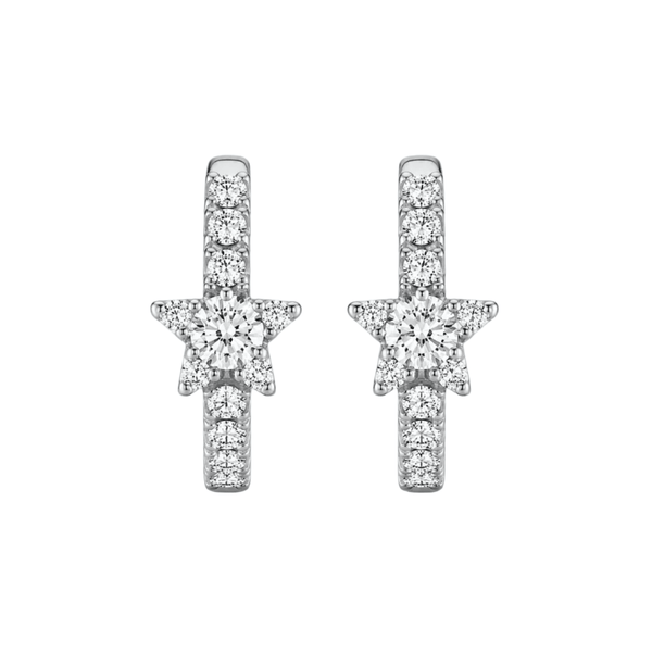 Gyémánt fülbevaló 0.31ct/pár Lab-Grown gyémántból - NOORDIA