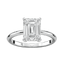 Emerald Solitaire Fehér Arany gyűrűsin - NOORDIA