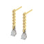 Diamond earrings 0.26 ct/pair of ethical diamonds