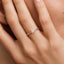 Gyémánt gyűrű 0.04ct Lab-Grown gyémántból - NOORDIA