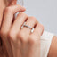 Gyémánt gyűrű 0.09ct Lab-Grown gyémántból - NOORDIA