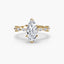 Solitaire with Eternity Pavé - NOORDIA
