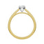 Oval Lab-grown Diamond Bridal Ring - NOORDIA