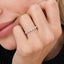 Gyémánt gyűrű 0.17ct Lab-Grown gyémántból