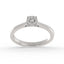 Gyémánt gyűrű 0,08ct etikus gyémántból