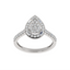 Gyémánt gyűrű 0,51ct etikus gyémántból