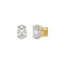 14K Yellow Gold, angled view