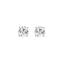 4-Prong Basket Round Brilliant Lab Grown Diamond Stud Earrings 0.5 ct White Gold angle view