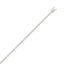 14K White Gold, top view