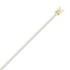 9K Yellow Gold, top view