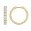 14K Yellow Gold, flat view