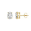14K Yellow Gold, flat view