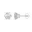 18K White Gold, flat view