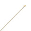 14K Yellow Gold, flat view