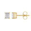 14K Yellow Gold, flat view