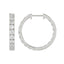 14K White Gold, flat view