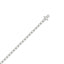14K White Gold, flat view