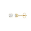 18K Yellow Gold, flat view