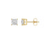 14K Yellow Gold, flat view
