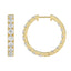 14K Yellow Gold, flat view