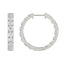 14K White Gold, flat view