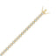 9K Yellow Gold, flat view