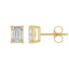 14K Yellow Gold, flat view