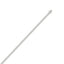 14K White Gold, flat view