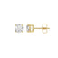 14K Yellow Gold, flat view
