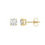 18K Yellow Gold, flat view