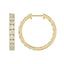 14K Yellow Gold, flat view