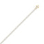 9K Yellow Gold, flat view