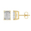 14K Yellow Gold, flat view