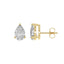 14K Yellow Gold, flat view