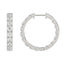 14K White Gold, flat view