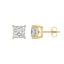 14K Yellow Gold, flat view